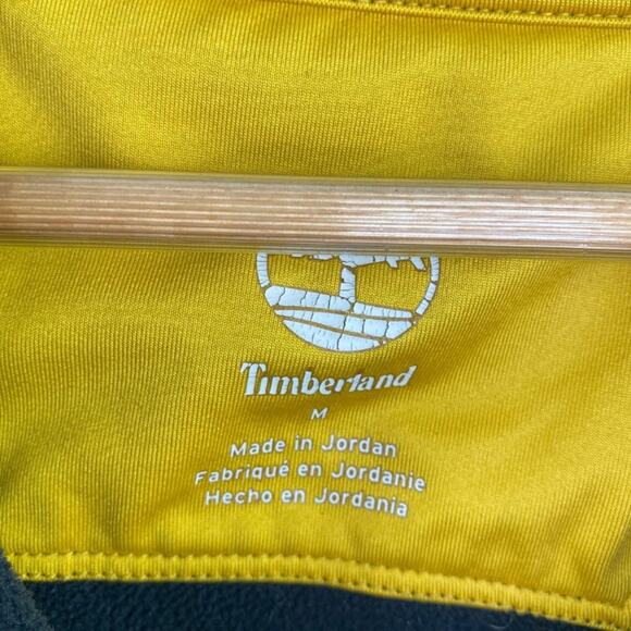 Timberland Black Long Sleeve Quarter Zip Pullover Men's Size Medium M - Picture 4 of 7